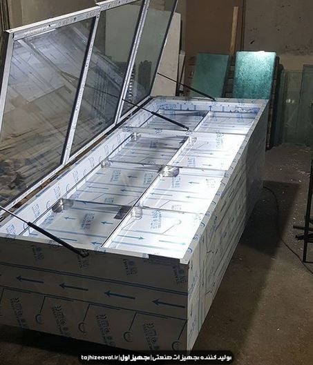 یخجال خوابیده ماهی فروشی