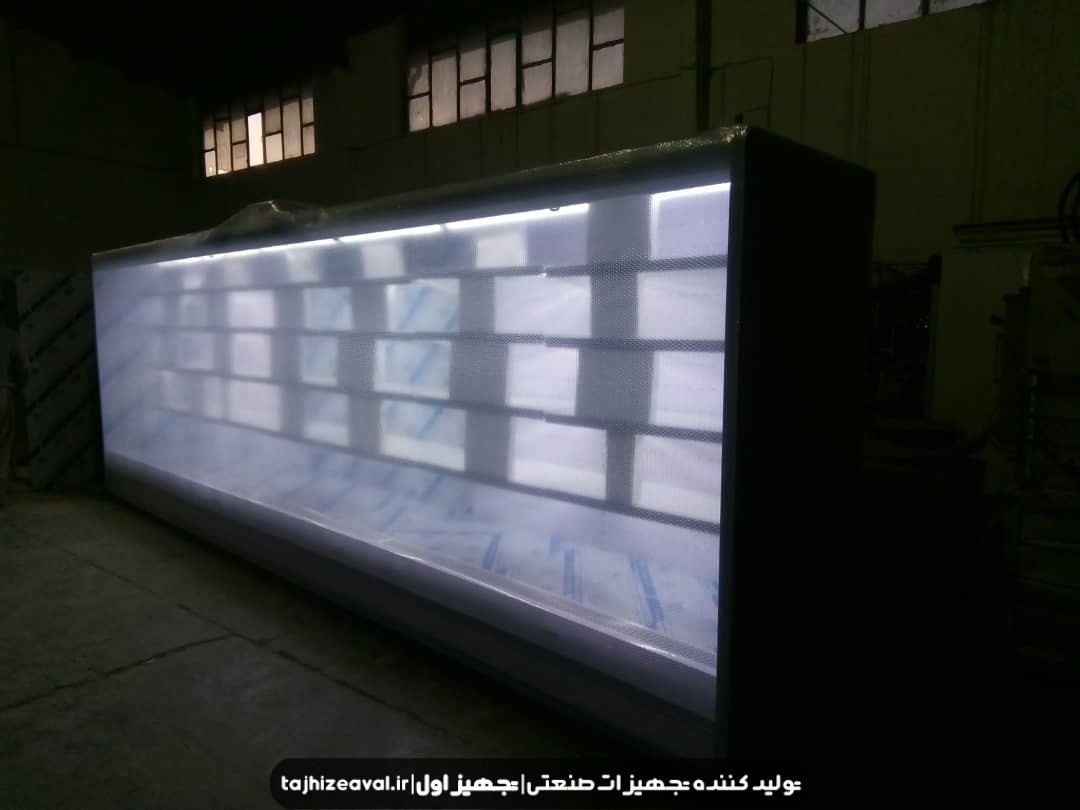 یخچال ایستاده بدون درب سایز بزرگ متراژ بالا