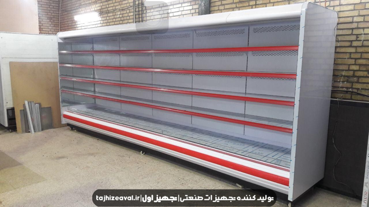 یخچال ایستاده بدون درب سایز بزرگ متراژ بالا