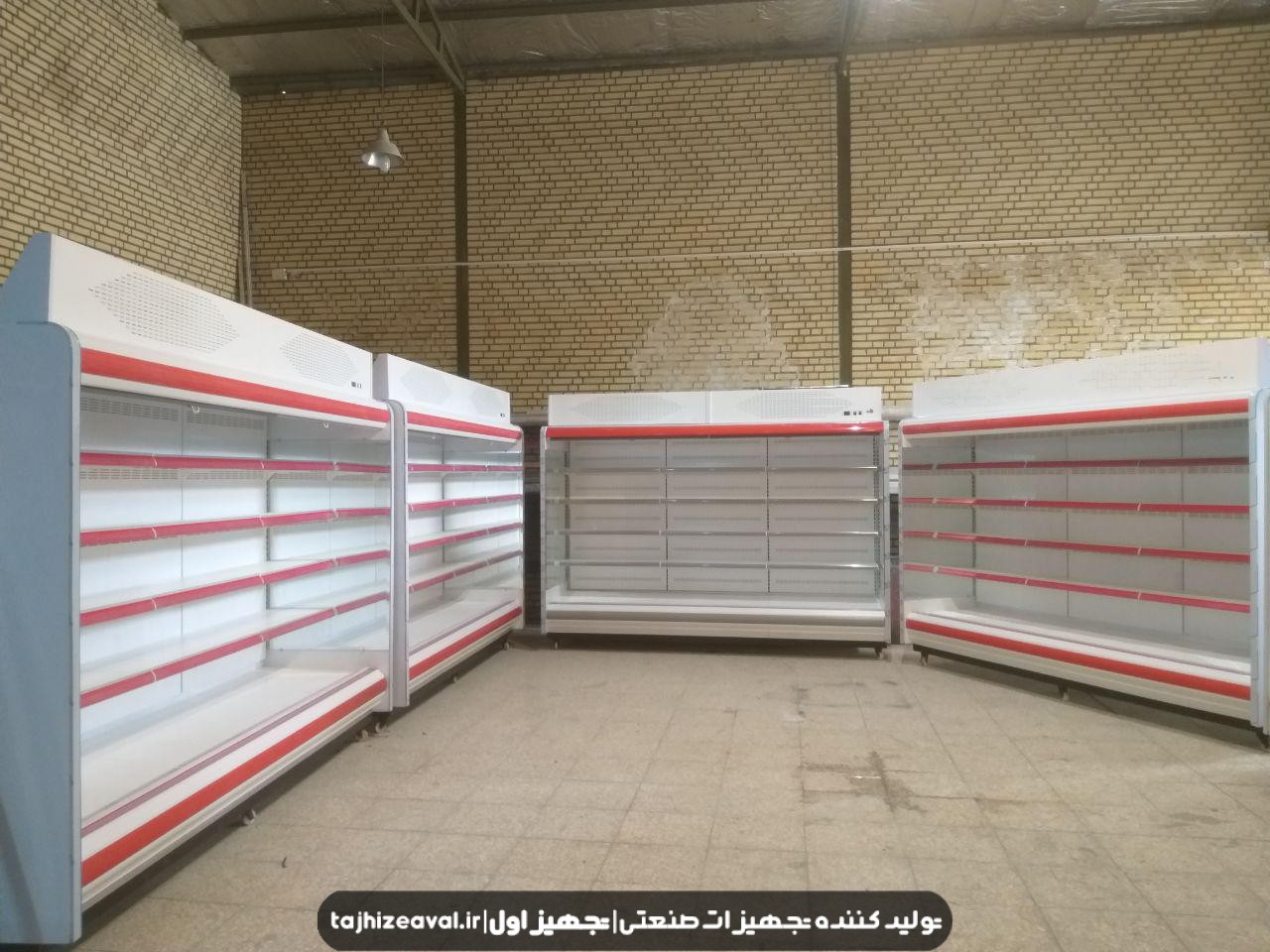 یخچال ایستاده بدون درب سایز بزرگ متراژ بالا