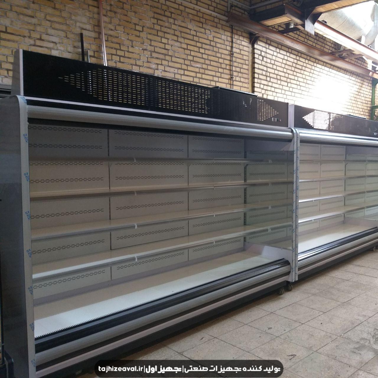 یخچال ایستاده بدون درب سایز بزرگ متراژ بالا