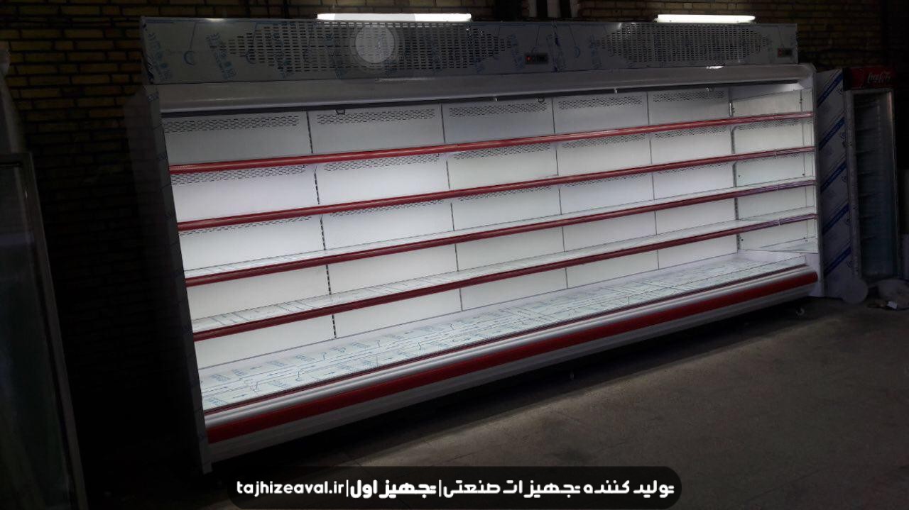 یخچال ایستاده بدون درب سایز بزرگ متراژ بالا