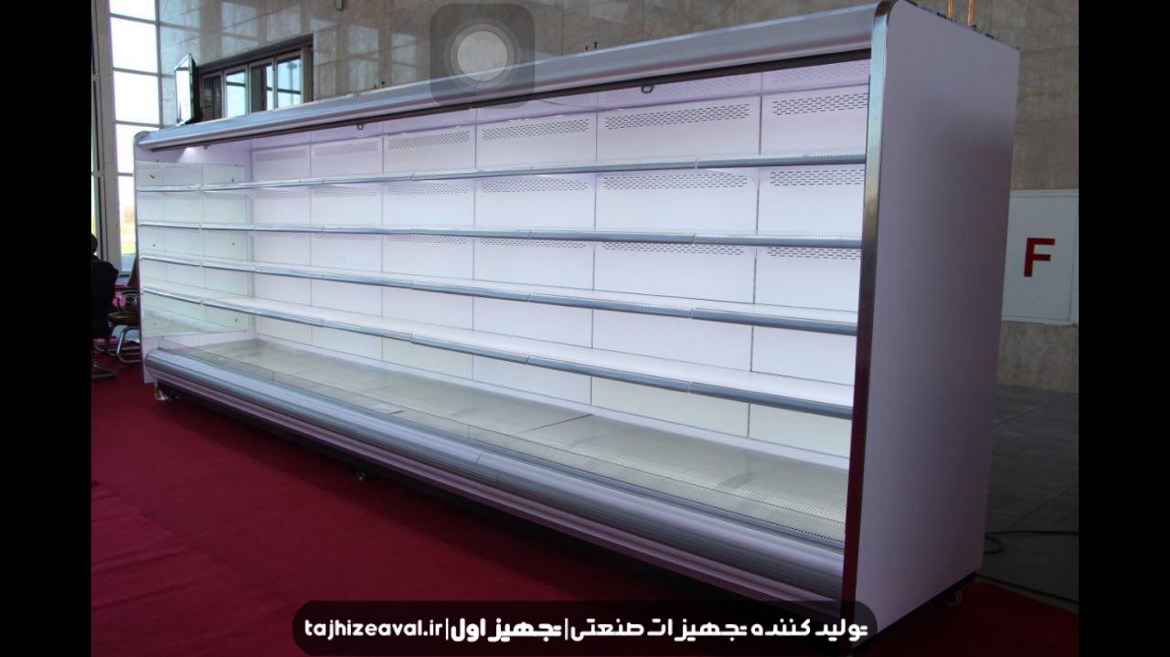 یخچال ایستاده بدون درب سایز بزرگ متراژ بالا