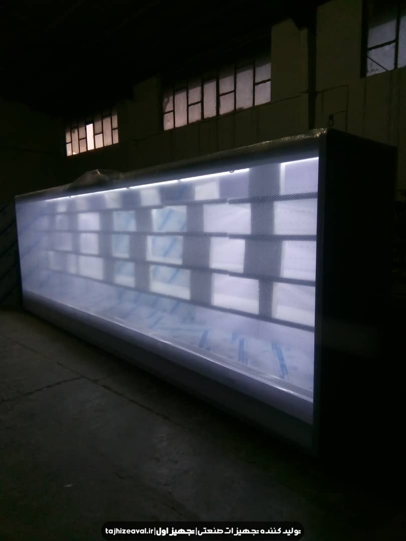 یخچال ایستاده بدون درب سایز بزرگ متراژ بالا