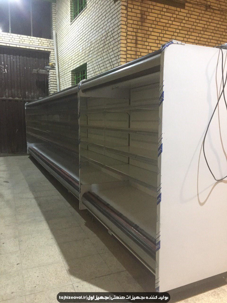 یخچال ایستاده بدون درب سایز بزرگ متراژ بالا