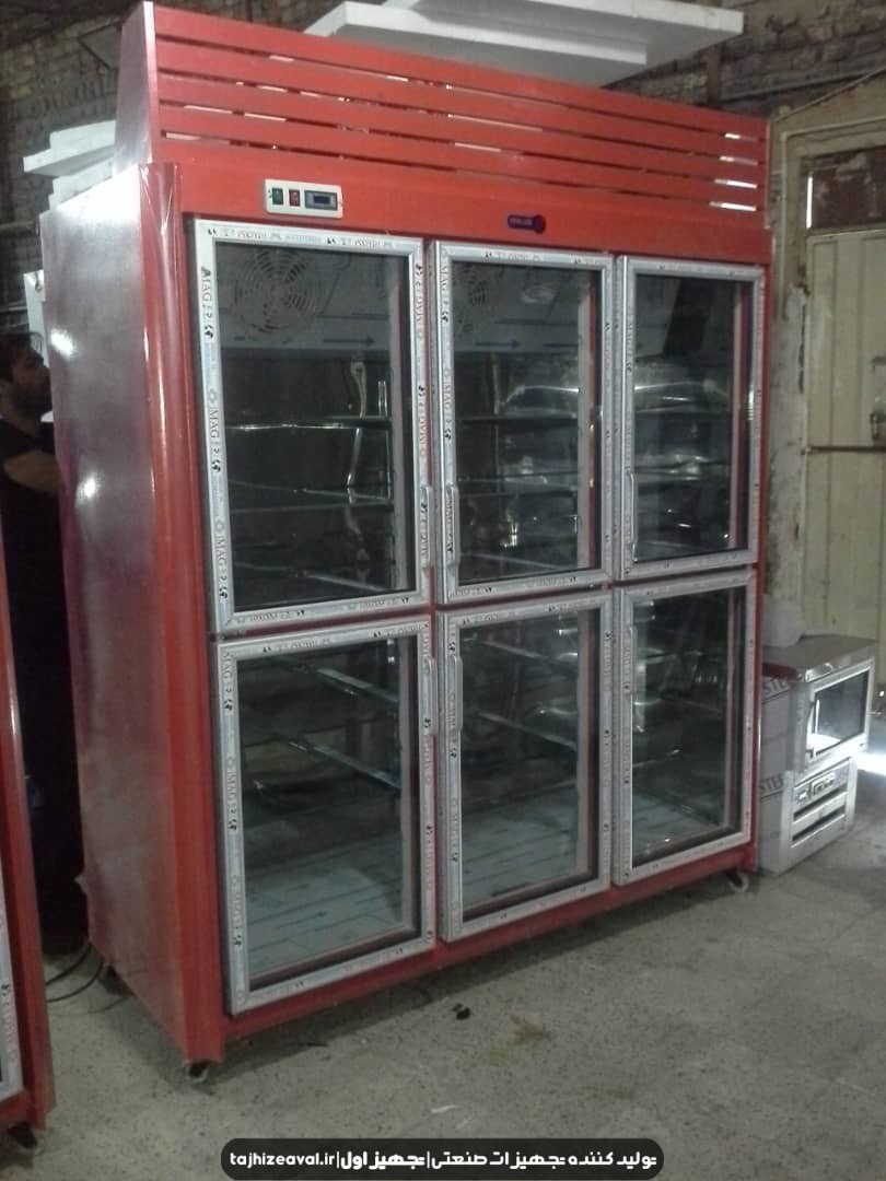 یخچال ایستاده سوپری 6 شش درب نوفراست رنگی