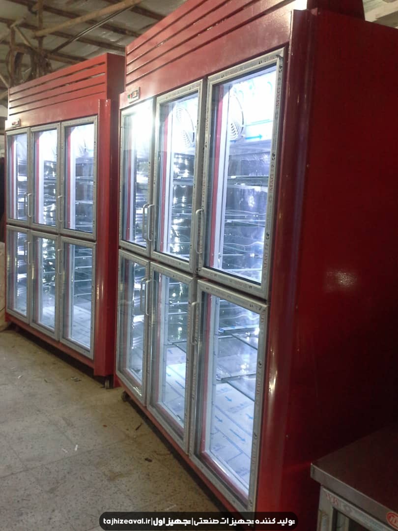 یخچال ایستاده سوپری 6 شش درب نوفراست رنگی