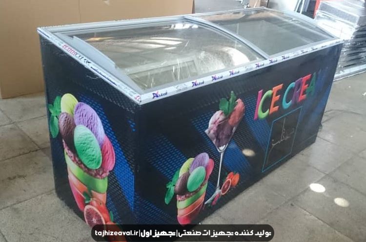 یخچال بستنی درب شیشه ای