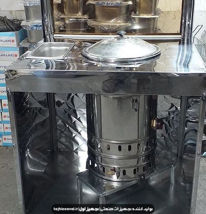 دستگاه ذرت مکزیکی با نمای آینه کاری