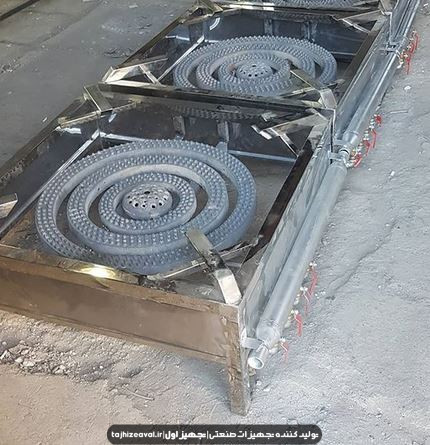 اجاق گاز تمام پروفیلی استیل